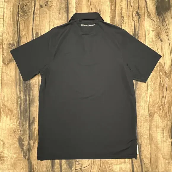 Under Armour HeatGear Performance Polo Golf Shirt Mens Small Fit Black Active. - Picture 8 of 13
